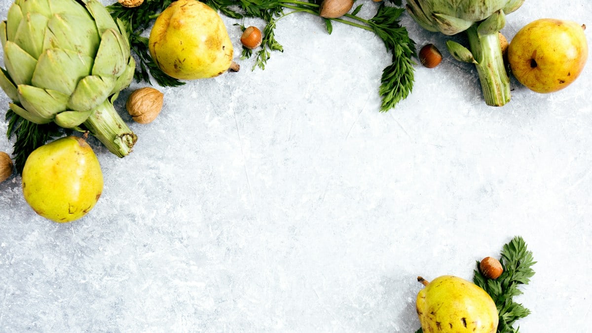 yellow fruits on ice